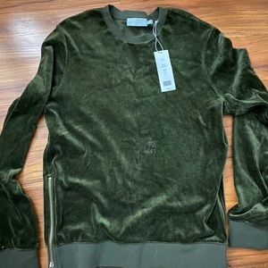 Vince Velvet Shirt Men’s Size Sm